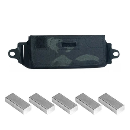 Helmet Counterbalance Weight Bag with 5 Counter Blocks, Tactical Balancing Accessories for FAST Helmet Outdoor Sports