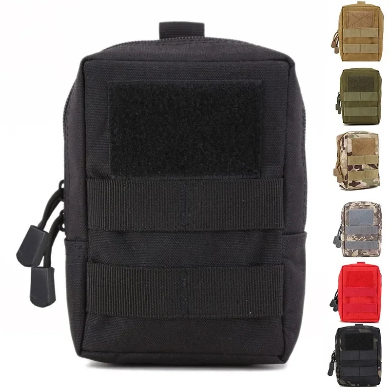 Outdoor Mini Medical Molle Waist Bag Survival Tool First Aid Storage Pack Tactical Pouch Camping Hunting Coin Pouch Belt Pouch