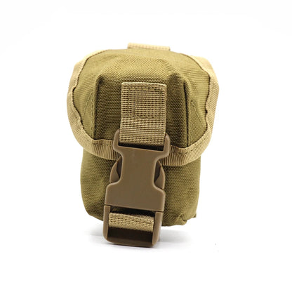 Single Frag Grenade Pouch Outdoor Accessory Waist Bag Tactical Molle Small Tool Bag Double Grenade Pouch  for Hunting Shooting
