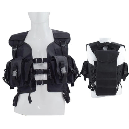 Outdoor Shooting CS Airsoft Molle Vest Hunting Camouflage Vest Tactical Equipment Men Combat Sport Vest With Water Bag