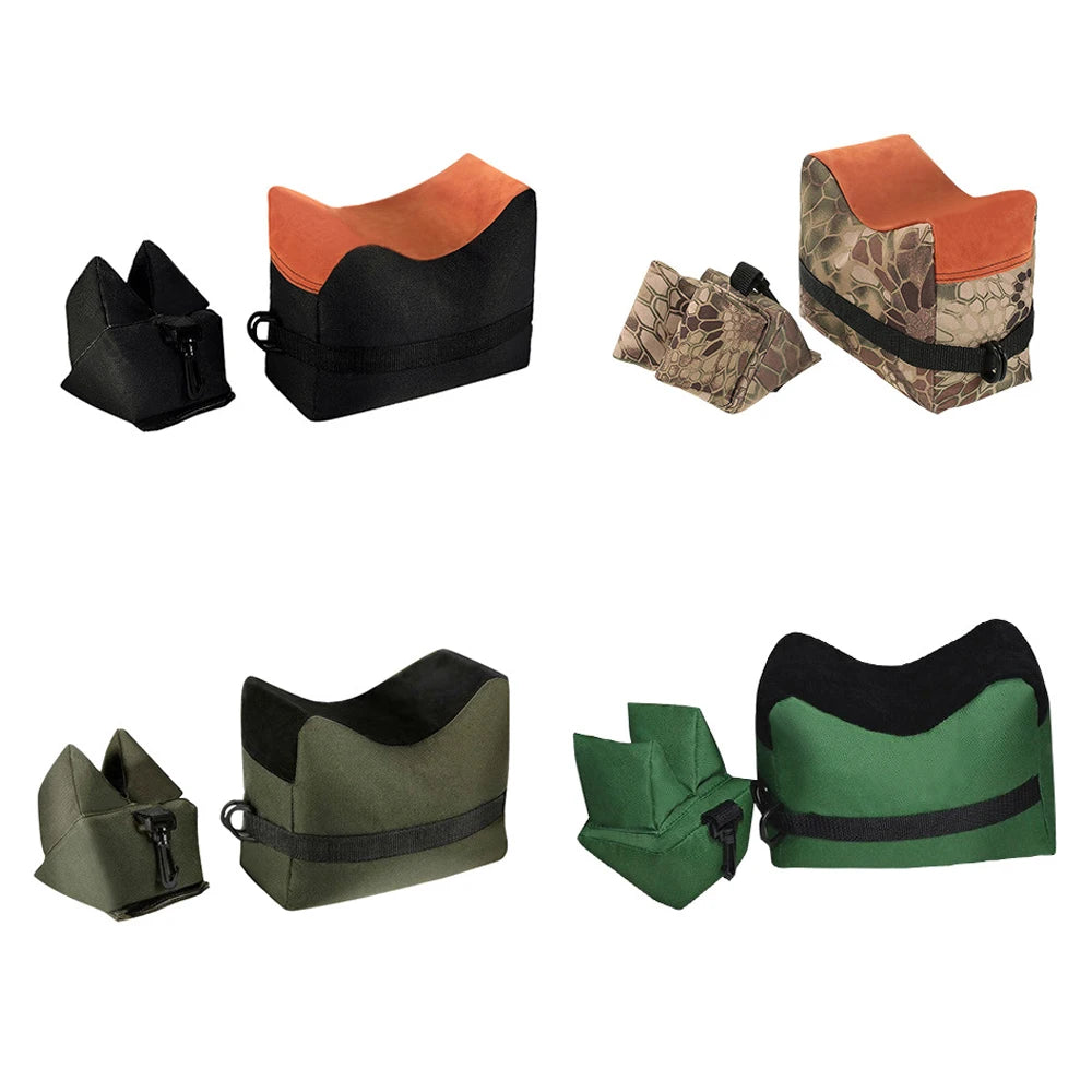 Shooting Rest Bag Durable Oxford Cloth Un-filled Sand Bags Portable Aiming Bench Stand for Rifles/Sniper/Hunting/Target Sports