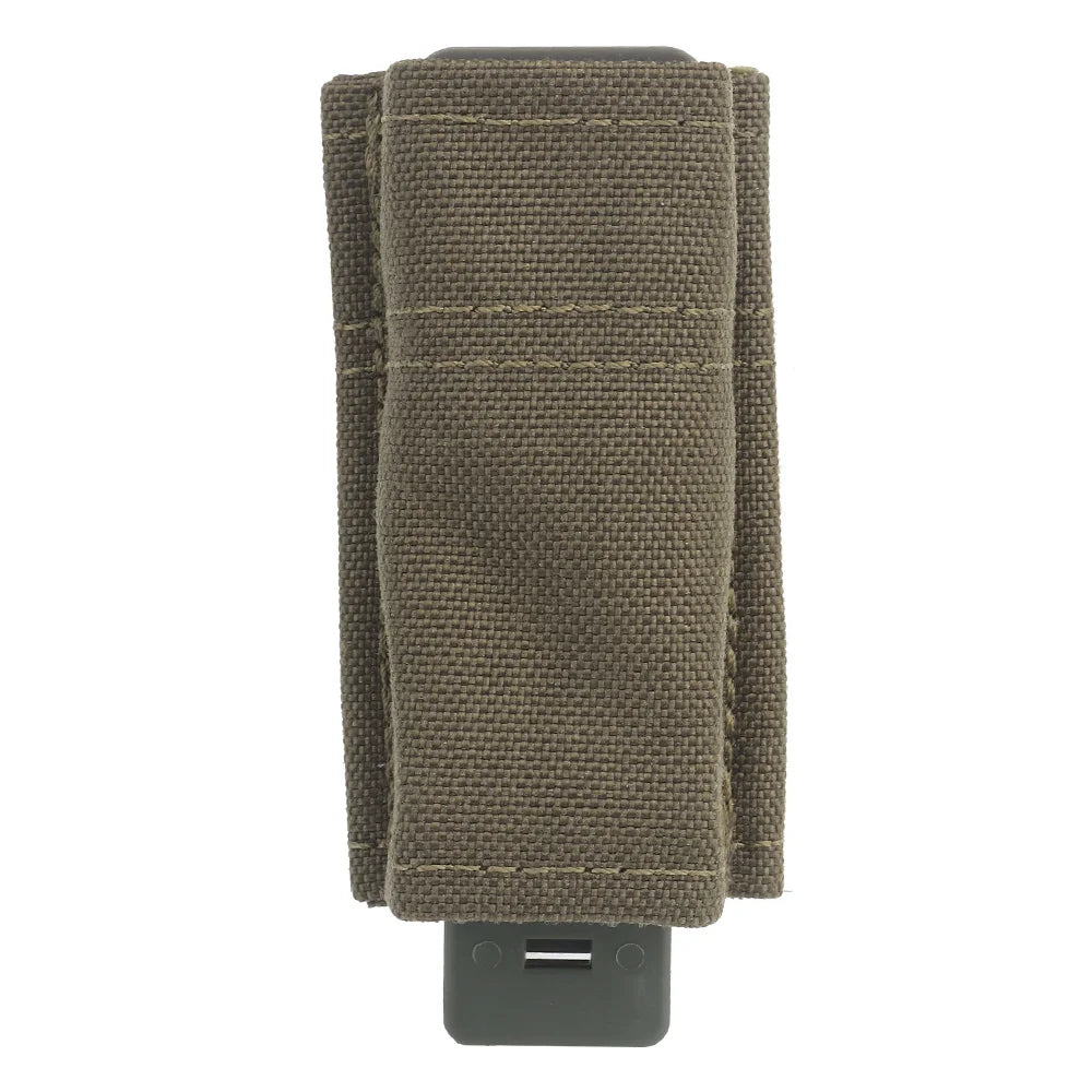 Pistol Magazine Pouch FAST 9mm Single Double MAG Bag Hunting Airsoft Holder With MOLLE Malice Clip KYWI Insert