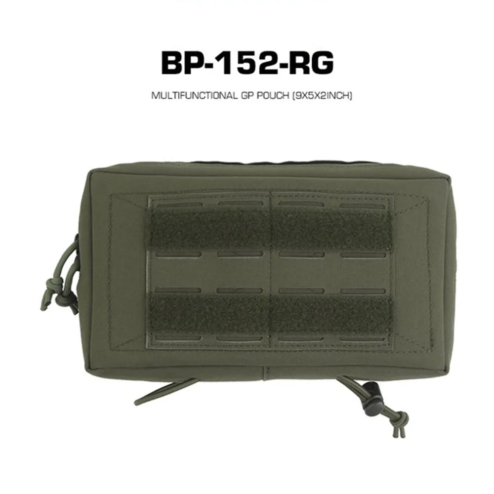 Tactical Multifunctional GP pouch (9x5x2inch) Outdoor Sports Waist Molle Belt Pouch Accessory Bag