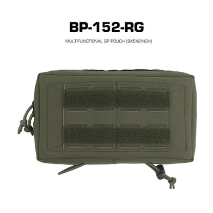 Tactical Multifunctional GP pouch (9x5x2inch) Outdoor Sports Waist Molle Belt Pouch Accessory Bag