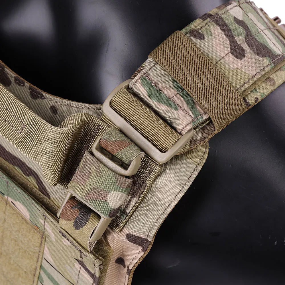 Emersongear Hunting Vest LVAC ASSAULT Plate Carrier W/ROC Quick Released Molle Body Armor Swat Harness Camping Outdoor Nylon