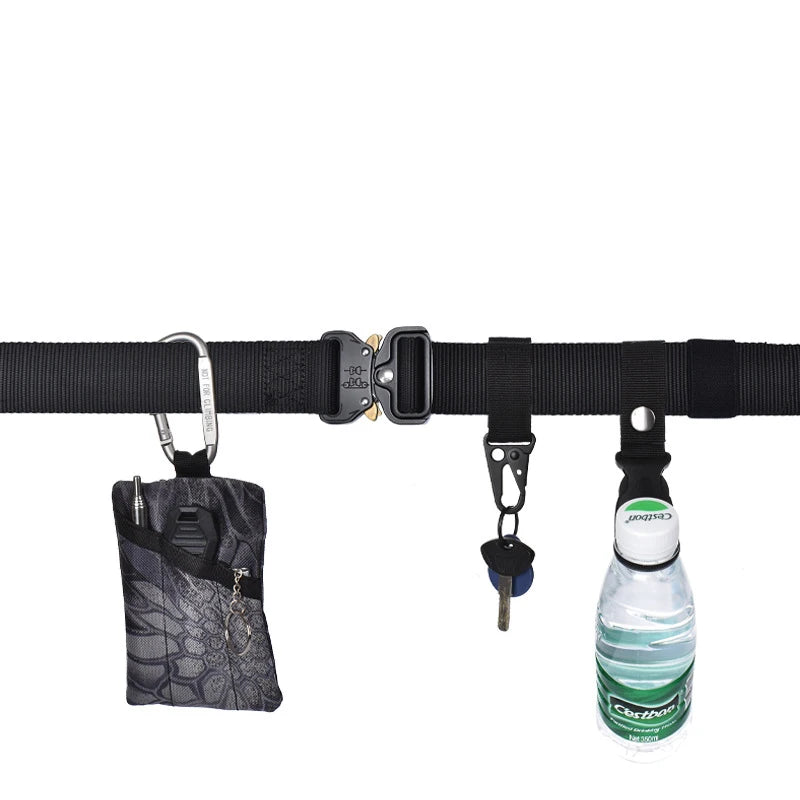 Men's Belt Outdoor Hunting Multi Function Combat Survival 120cm  Canvas For Nylon Male Luxury