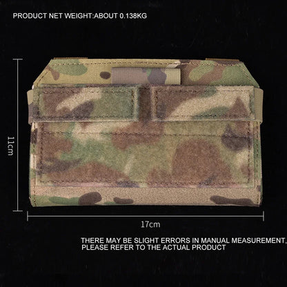 Sport Chest Rig Phone Navigation Board Foldable Hunting Vest Front Panel Map Holder Carrier Bag Outdoor Admin Molle Pouch