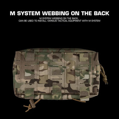 Tactical Multifunctional GP pouch (9x5x2inch) Outdoor Sports Waist Molle Belt Pouch Accessory Bag
