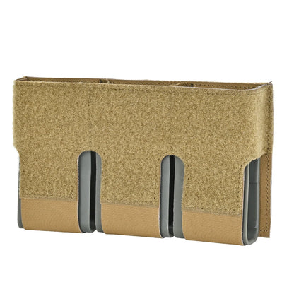 KTS Triple 556 Magazine Pouch Built-In Clips Fast Retrieving M14 M16 AR15 MAG Front Flap Rifle FCSK Plate Carrier Hunting Vest