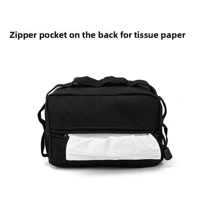 Outdoor Camping Tactical Fanny Pack Paper Storage Bag Sports Waist Hanging Bag Multifunctional Durable Molle Accessory Pouch