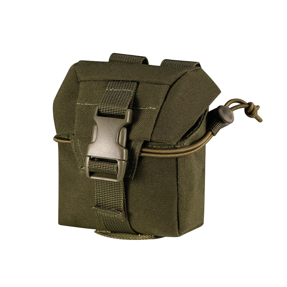 Tactical Frag Grenade Pouch MOLLE Tool Pouch Ultility EDC Mini Waist Storage Bag with Adjustable Function