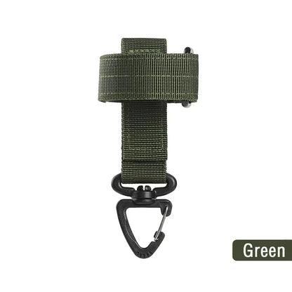 Multi-Purpose Nylon Safety Gloves (with Hook & Clip) - Tactical Design for Outdoor Climbing, Camping & Rope Work