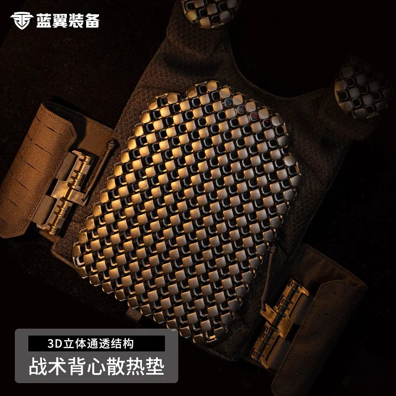 Tactical Vest,  Universal Heat Dissipation, 3D Ventilation, Portable Breathable Pad