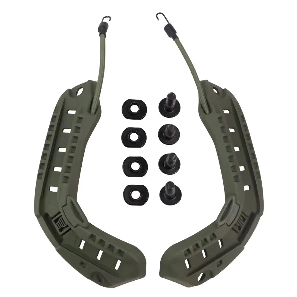 BOOIU Tactical FAST Helmet Side Guide Rail ARC Airsoft Helmet Mount Guide Rail Hunting Safety Helmet Accessories