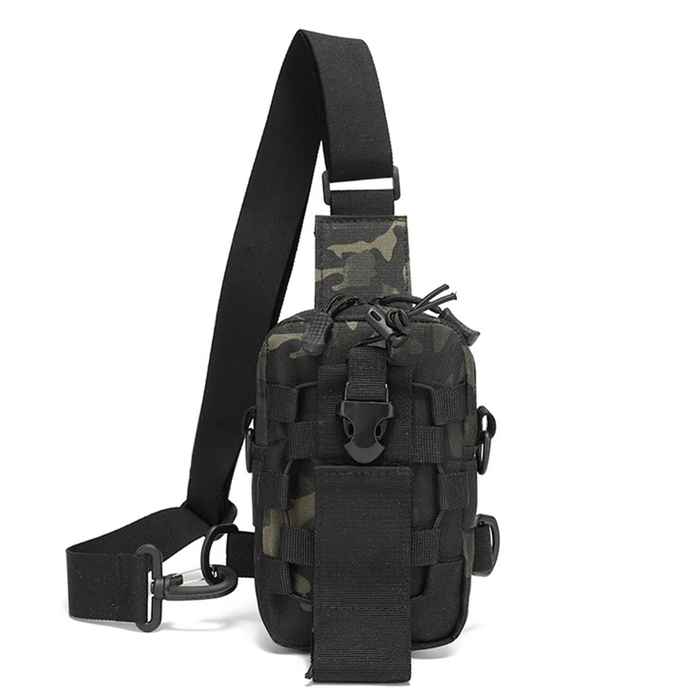 Multifunctional waist bag, shoulder bag, outdoor phone crossbody bag, chest bag, camping cycling water bottle bag