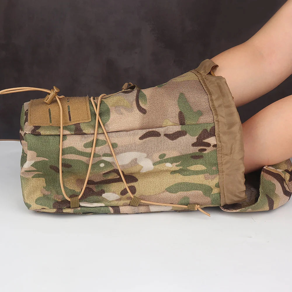 Tactical Vest Waist Bag Double Mag Pouch Adjustable Lightweight Outdoor Hiking Clothing and Sundries Storage Fanny Pack Backpack