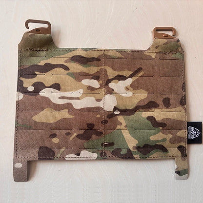 Tactical Vest Molle Front Panel Flat Pouch Expansion Conversion Board /Connecting Buckle Multicolor Laser Cutting