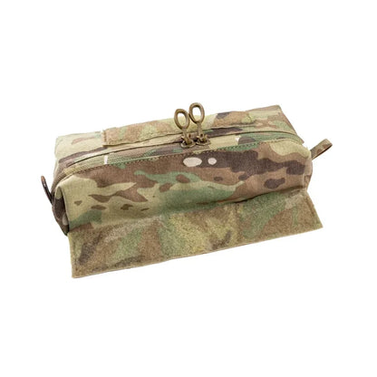 Tactical MK3 MK4 Vest Chest Hanging Pouch Airsoft Vest Abdominal Drop Pouch Gear Multicam Mini Storage Bag Accessories
