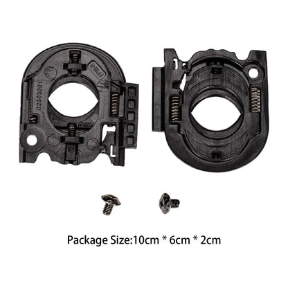 2 Pieces Helmet Visor Shield Base Sturdy Left and Right Easy to Install Replace for MT Thunder 4 Mt-v-28B Visor Len Base