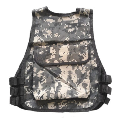 Children Combat Vest Kids Camouflage Multiple Pockets Hunting CS Shooting Jacket Hunting Tactical Waistcoat Training Gear