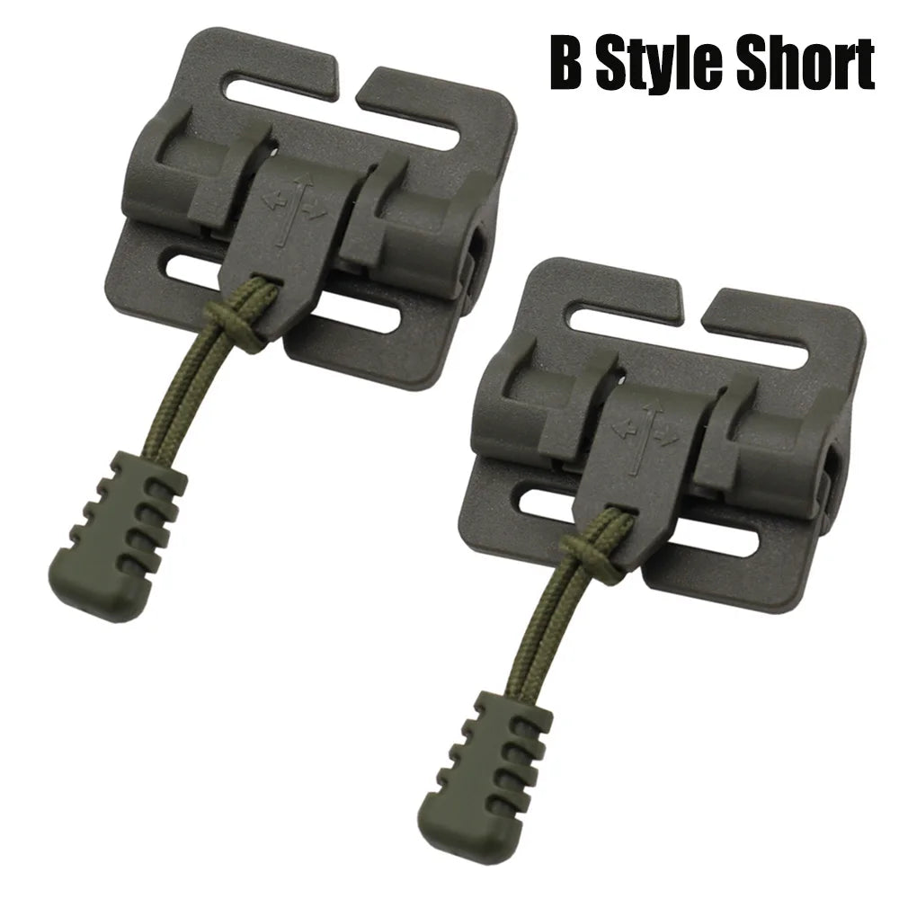 1 Pair Tactical Vest Quick Release Buckle Rapid Open Connector Hunting Vest Cummerbund Shoulder Webbing Connector Accessories