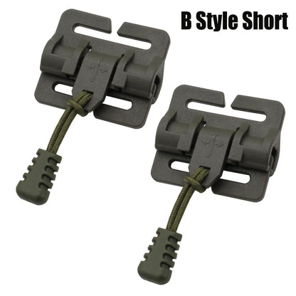 1 Pair Tactical Vest Quick Release Buckle Rapid Open Connector Hunting Vest Cummerbund Shoulder Webbing Connector Accessories