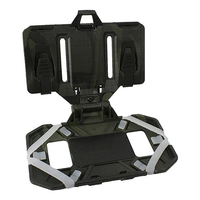 Tactical MOLLE Folding Navigation Board Map Admin Panel iPhone Pouch Tactical Airsoft Hunting Vest Chest Mobile Phone Holder