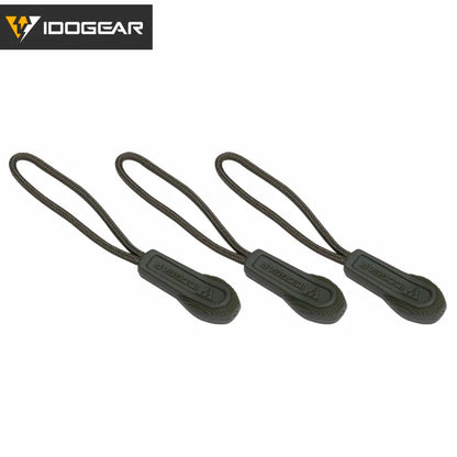 IDOGEAR Tactical Hook Handle Zipper Handle 3PCS Zipper Pull Drawstring 3952