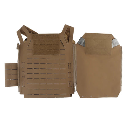 Tactical Knight Molle Camouflage Vest Quick Release Plate Carrier Lightweight Back Panel Hunting Airsoft Gear