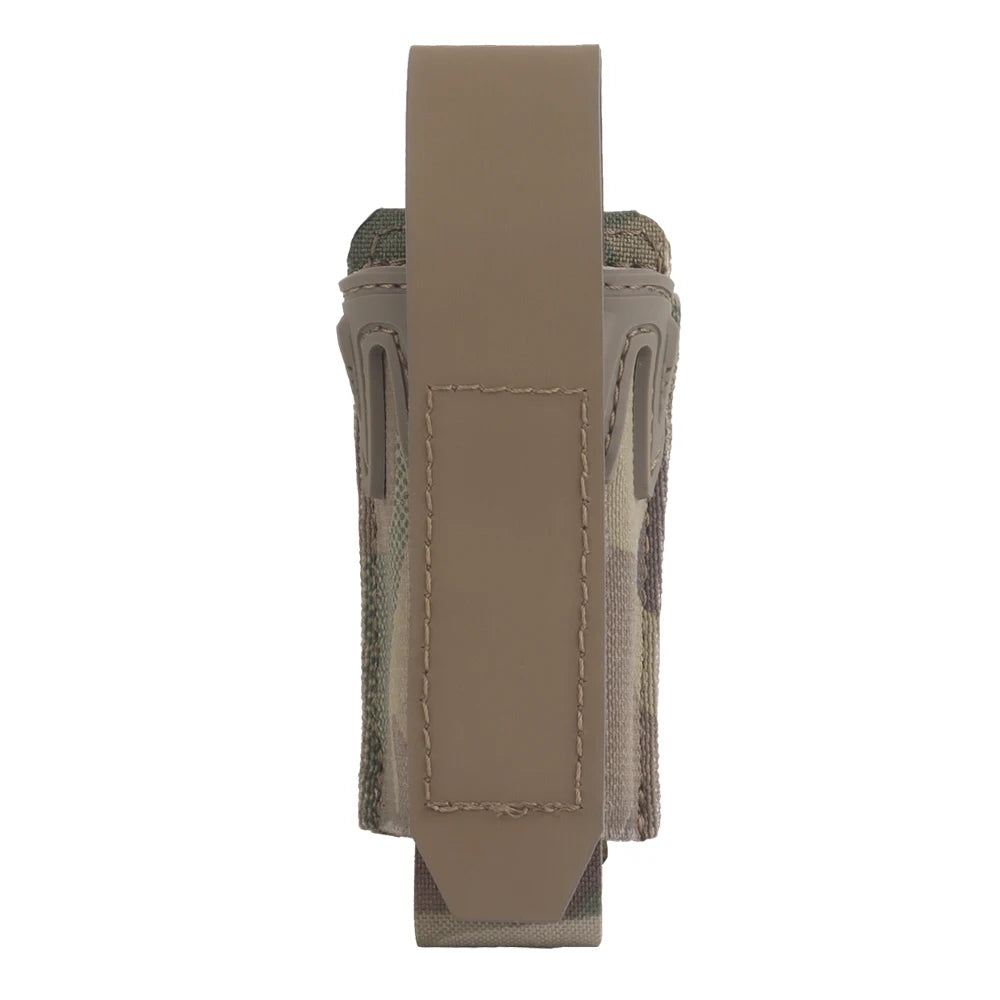 MOLLE Pistol Magazine Pouch 9mm .40 .357 .45ACP Single/Double Mag Holder Carrier for EDC Airsoft GBB Tactical Vest Belt