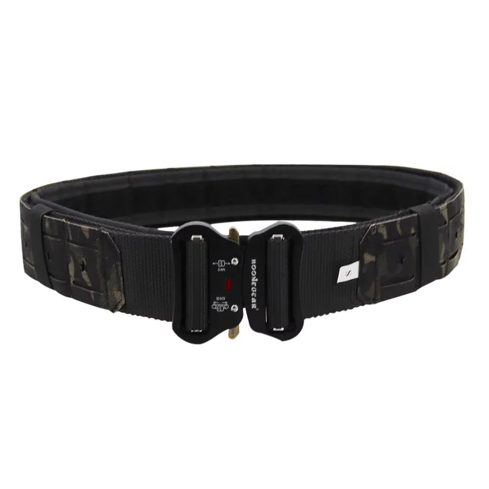 New Tactical 2 inch Combat Belt Quick Release Buckle Belt Molle System Airsoft Hunting Mens Belt Durable Outdoor Belt