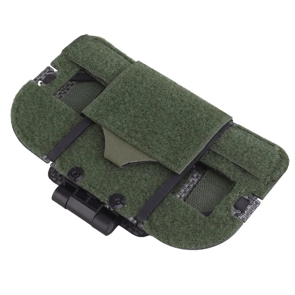Tactical Navigation Board Molle Foldable Admin Pouch Mobile Phone Holder Chest Rig Gear for Plate Carrier Airsoft Hunting Vest