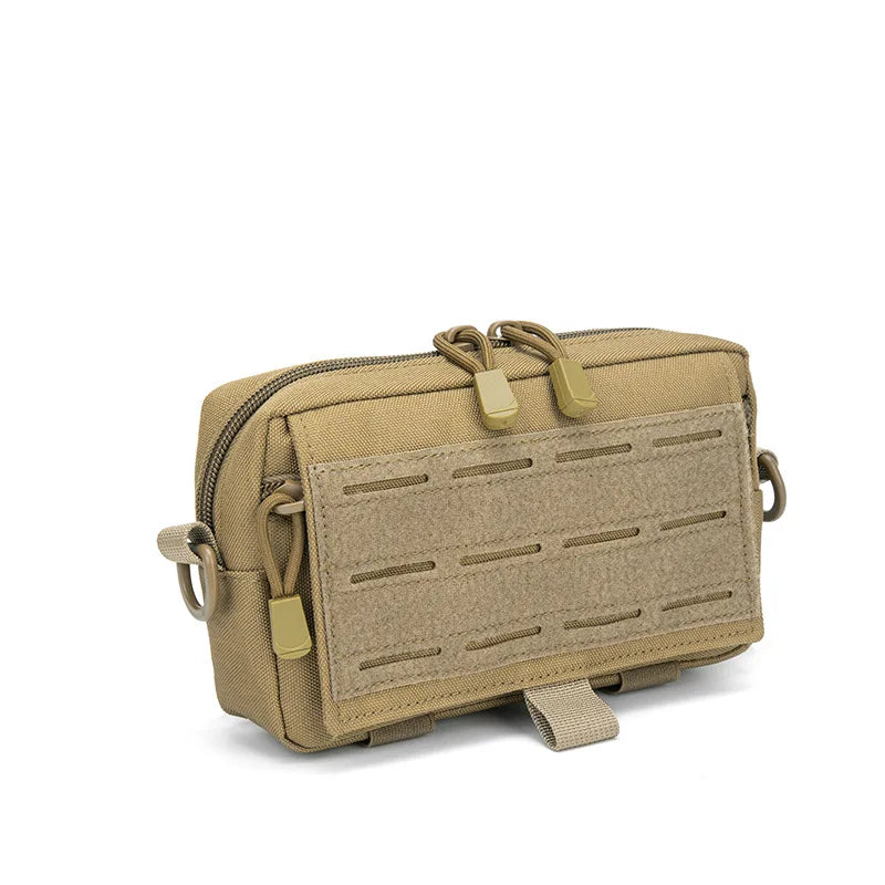 Tactical Outdoor Sports Tactical Waist Pack, MOLLE Accessory Functional Pouch, Waist-Mounted Bag, Laser Medical Bag, EDC Tool