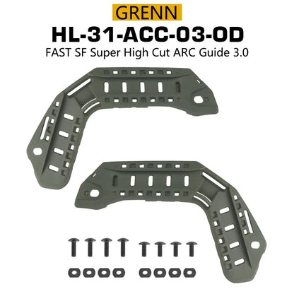 FAST outdoor helmet upgrade accessories SF ultra-high cut camping equipment ARC rail 3.0 hidden wiring