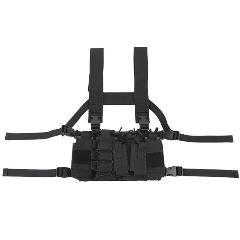 Molle Tactical MK3 Chest Rig Multicam Chassis SACK Pouch Harness M4 AK Magazine Pouch Airsoft Paintball Accessories Hunting Vest