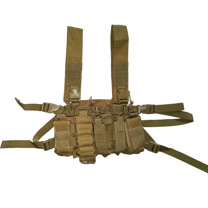 Multicam Black Tactical Camouflage Hunting Combat Crossfit  D3CR Chest Rig Vest For Outdoor Military Paintball Airsoft War Game