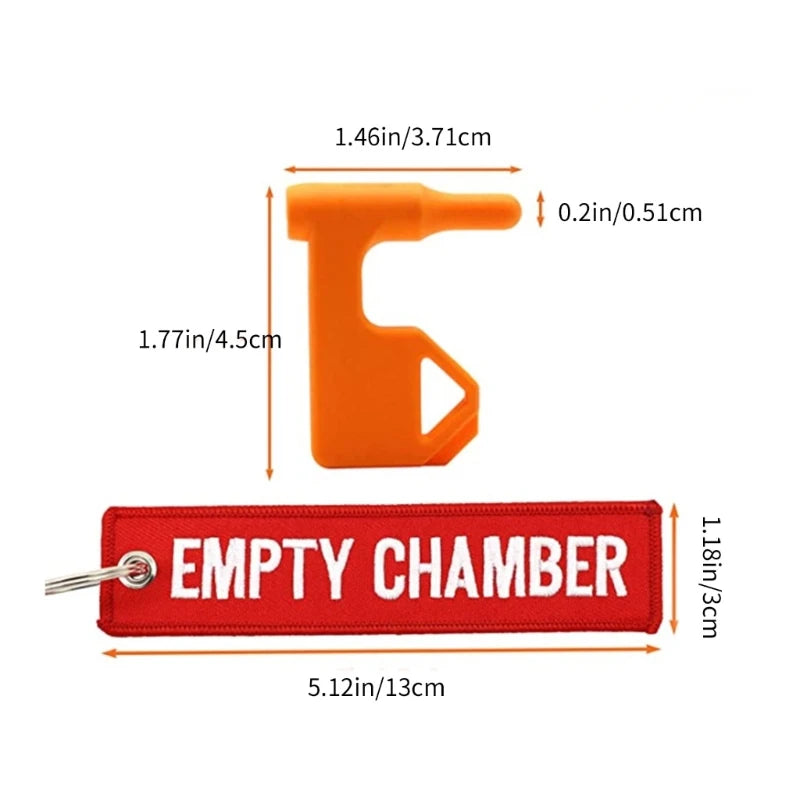 Lightweight Safety Flags 9mm Chamber Safety Flags Universal Accessories for Shooting Ranges Outdoor Adventures