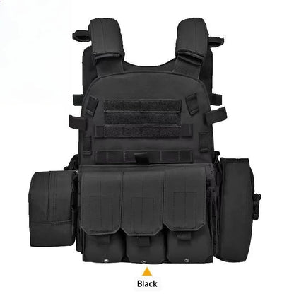 Kids Military Combat Vest Adjustable Tactical Airsoft Paintball Vest For Outdoor CS Game Cosplay Role Playing Children Costume
