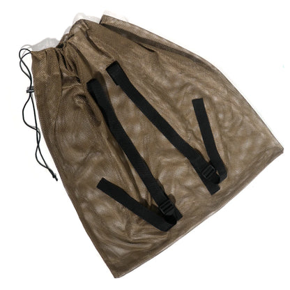 Large Capacity Foldable Mesh Storage Bag Thickened Wear-resistant Hunting Net Pouch for Outdoor Camping Hiking Foraging Gear