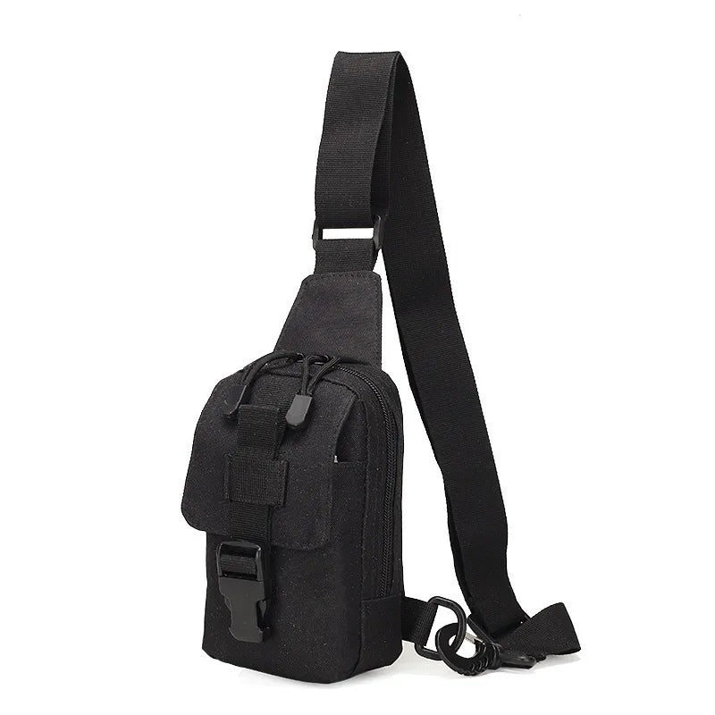 Men's Chest Bag Small Shoulder Bag Portable Mobile Phone Pouch Men Outdoor Trekking Hiking Camping Hunting Crossbody Backpack