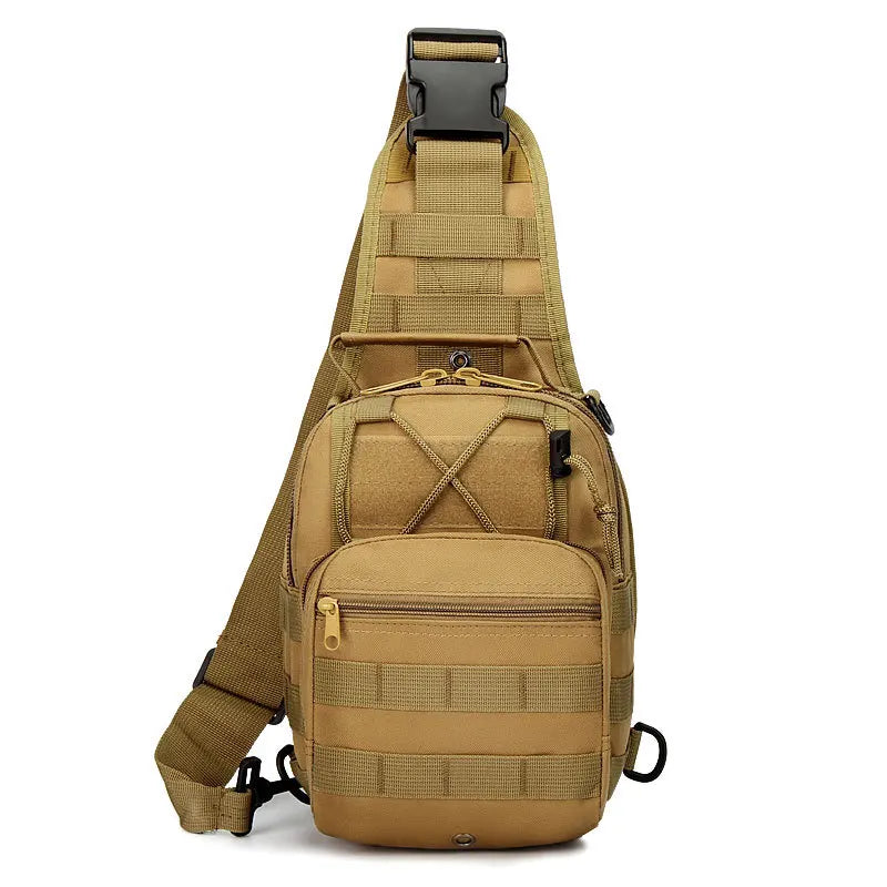 Men's Tactical Shoulder Bag Outdoor Mountaineering Hiking Camping Sports Travel Hunting Multi-Compartment Equipment Pouch