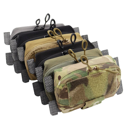 VULPO Tactical FCPC Vest MOLLE Adapt Admin Panel Pouch Chest Expansion Sub Bag Utility Map Pouch For Hunting Airsoft Vest
