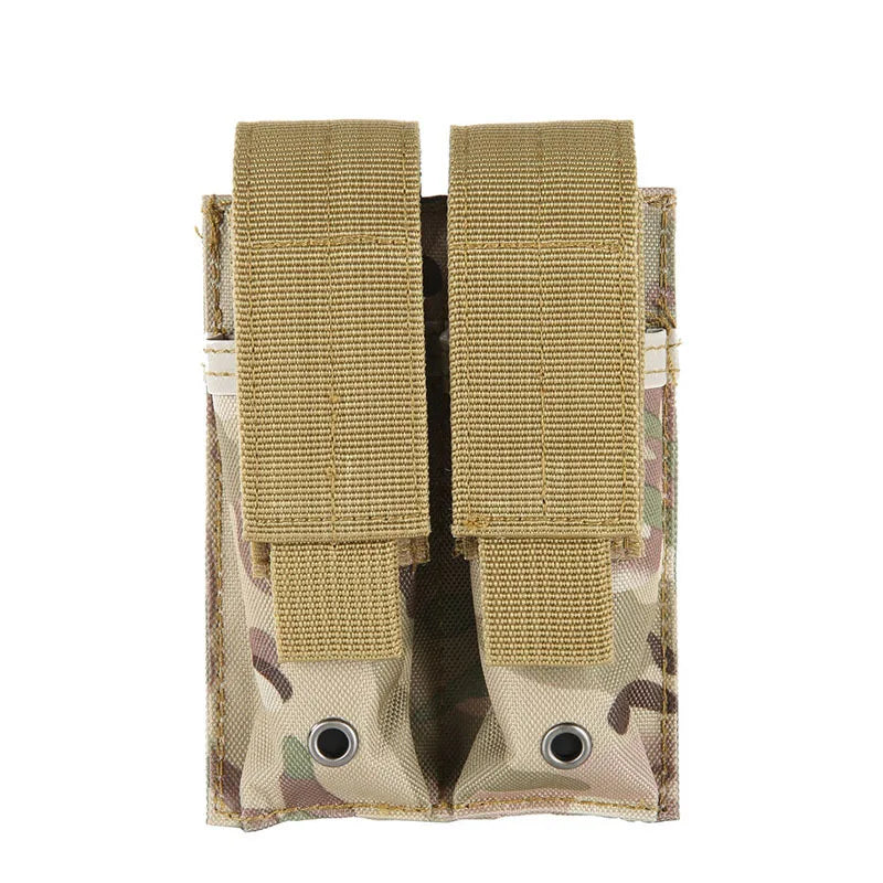 Tactical 9mm Molle Pistol Magazine Pouch Hunting Holster Molle Triple Double Single Mag Pouch for G17 P226 M9 hunting items