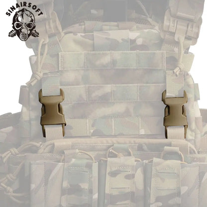 2pcs SRB Side Release Buckle Quick Release Tactical Buckle for MOLLE PALS Webbing Chest Rig Hunting Vest Accessories SINAIRSOFT
