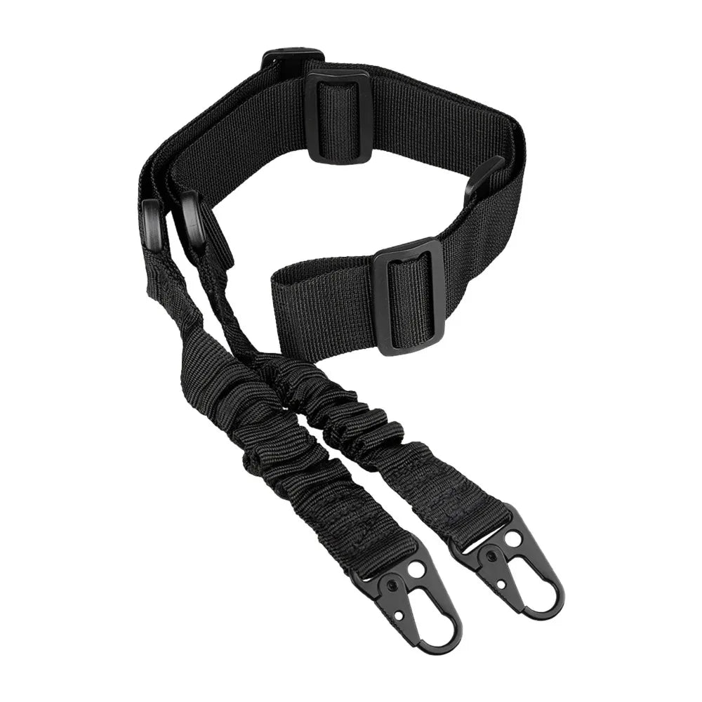 Adjustable Single Point Tactical Equipment Shoulder Strap Durable Webbing Carry Belt With QD Metal Buckle
