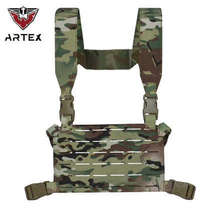 Tactical Chest Rig MK5 Molle SS MKV Micro Fight Chassis Placard 5.56 Triple Magazine Pouch Hunting Airsoft Chest Rig Vest Gear