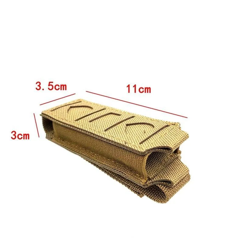 Open-Top Molle Mag Carrier Tactical Pistol Magazine Pouch Single Stack/Magazine Pouch for 9mm/.45 Caliber Mags