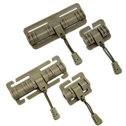 Tacticals Vest Quick Release Buckle Shoulder Webbing MOLLE  Side Belt Install Adapter Set Airsoft Vest Hunting Vest Accessories