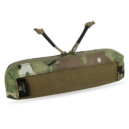 KRYDEX Tactical Zipper Insert Cover Pocket Pouch Double Zipper For MK3 MK4 Chest Rig Airsoft Paintball Hunting Vest Accessories