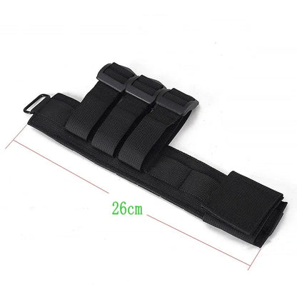 Tactical Molle Knife Shealth Adapter Attachment Adaptor Pack Rucksack Cinch Fasten Strap PALS Camping Hunting Accessories 1PC